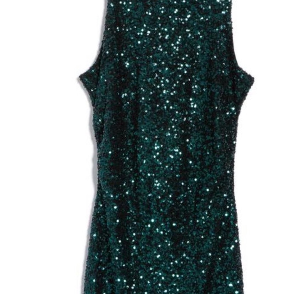 Abound Silver Sequin Mini Dress - Picture 4 of 6